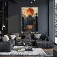 Haunted Mansion Under Blood Moon Poster