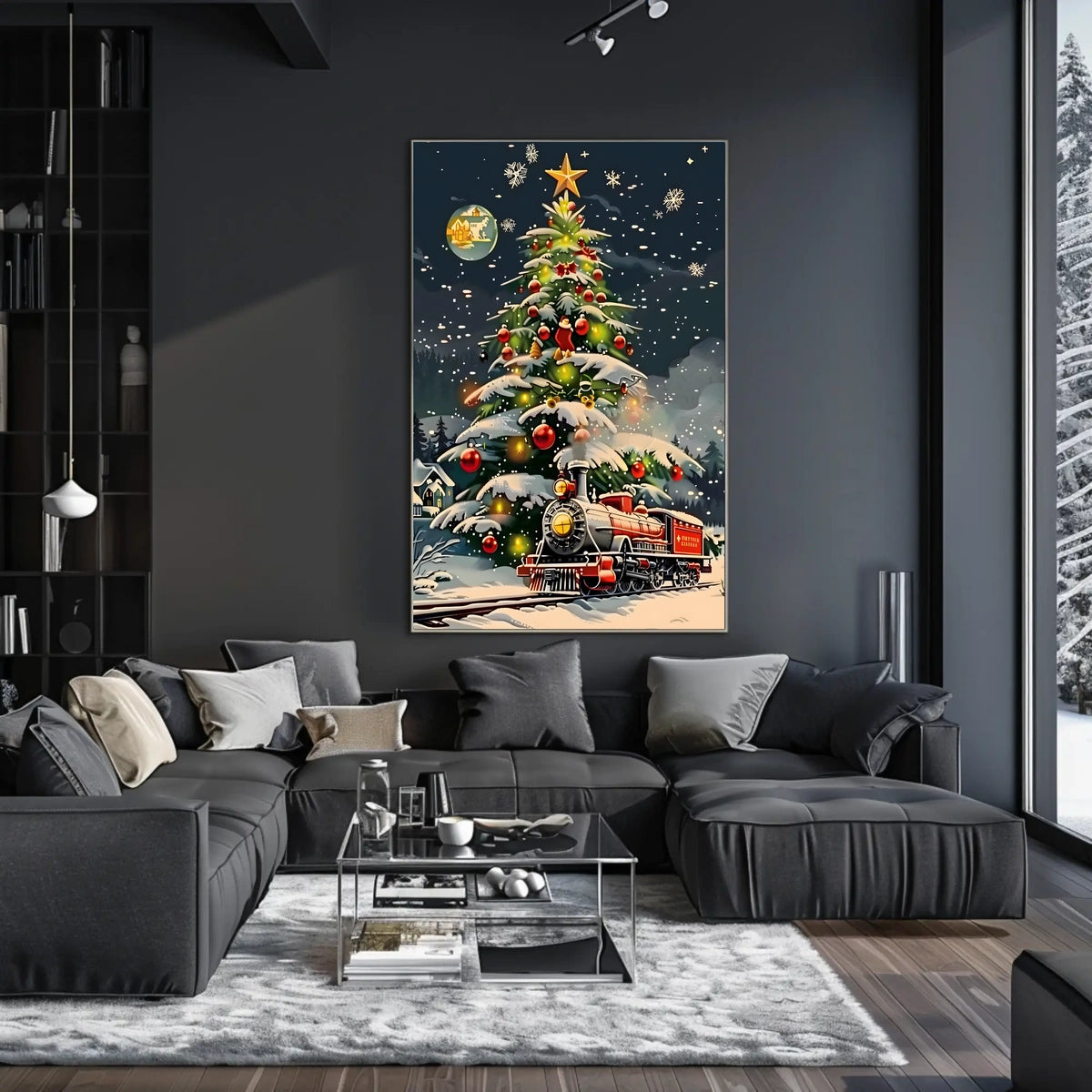 Christmas Train Wonderland Poster