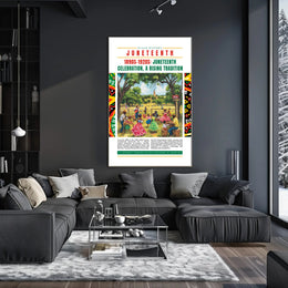 Juneteenth Celebration of Black History and Freedom Cultural or Heritage Poster