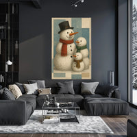 Winter Wonderland Snowmen Poster