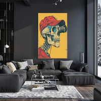 Skull with Lens Poster for Unique Wall Art Decor PosterGoat