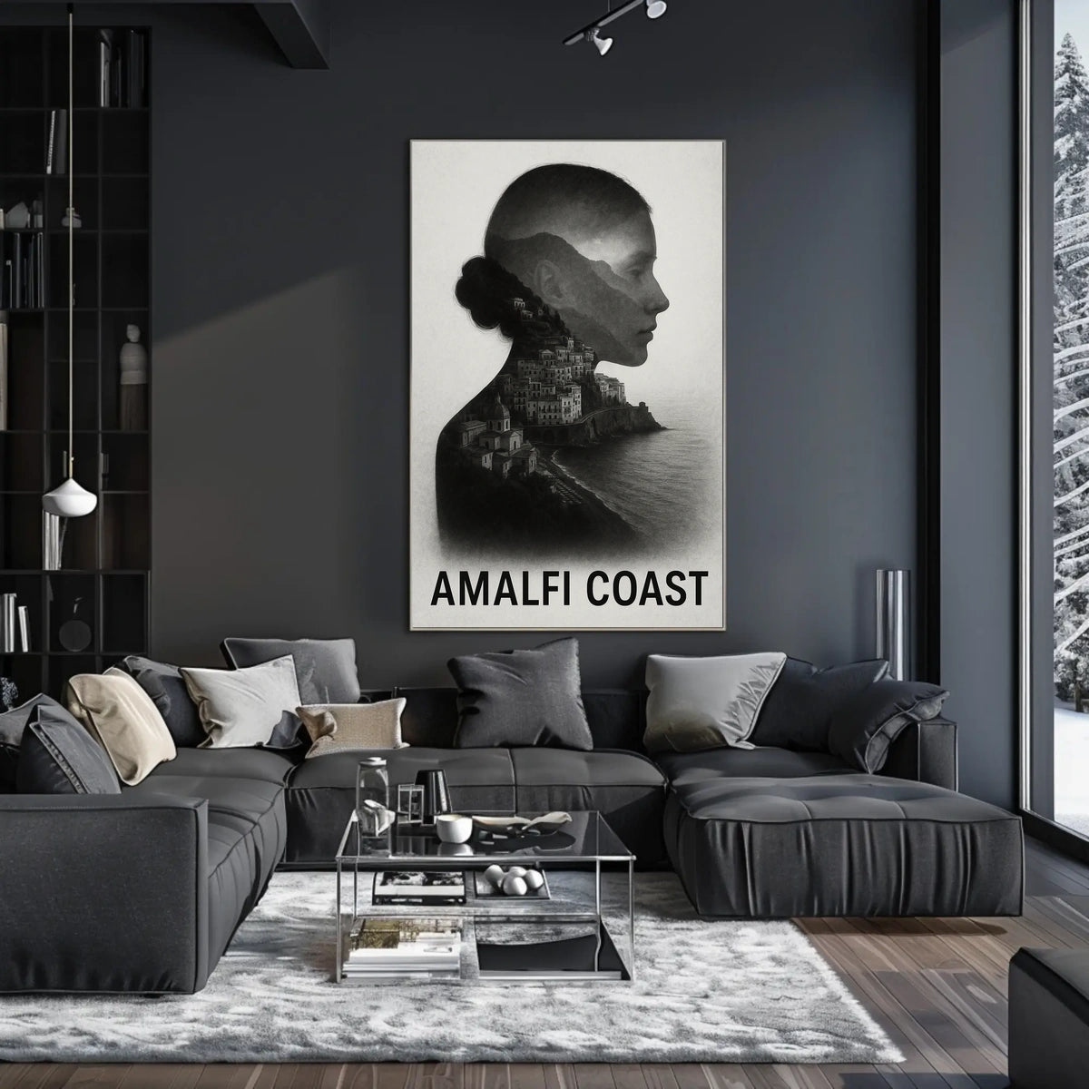 Amalfi Coast Visual Journey Poster Wall Art Print Edition