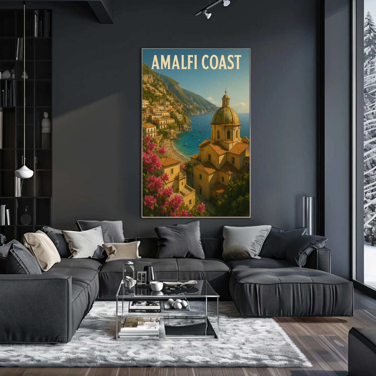 Amalfi Coast Poster Museum Quality Wall Art Print 18x24