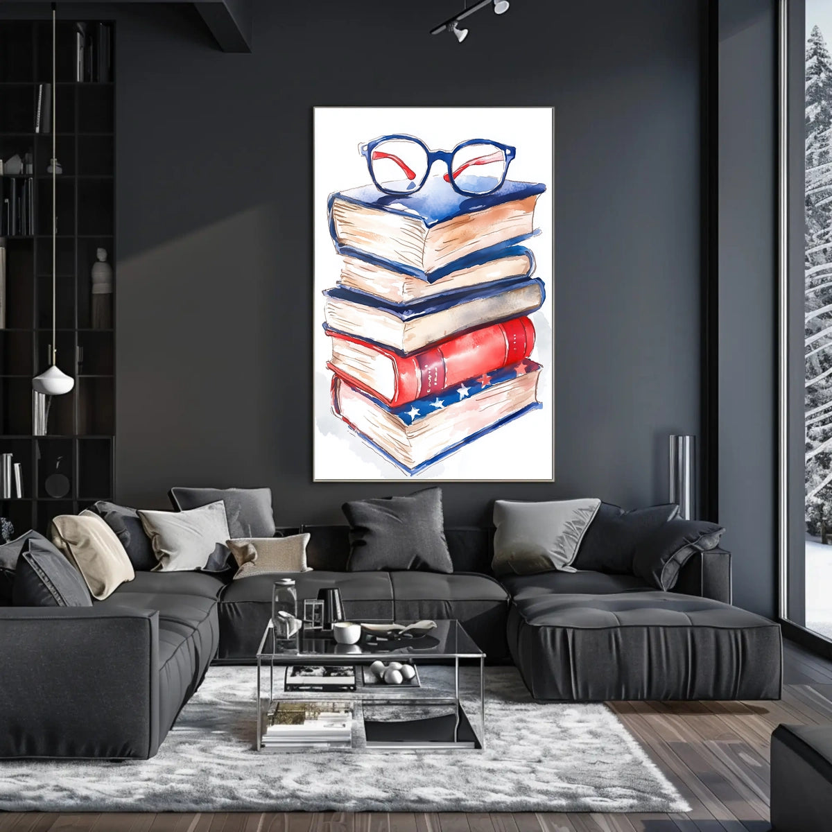 stack of books Poster