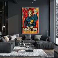 Saint Genevieve Patroness Of Paris Poster