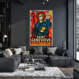 Saint Genevieve Patroness Of Paris Poster