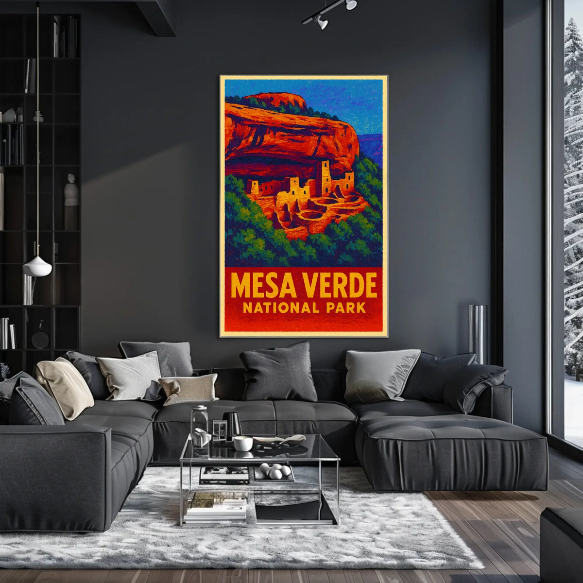 Mesa Verde Vintage Travel Collectors Poster