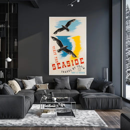 Visit The Seaside Poster