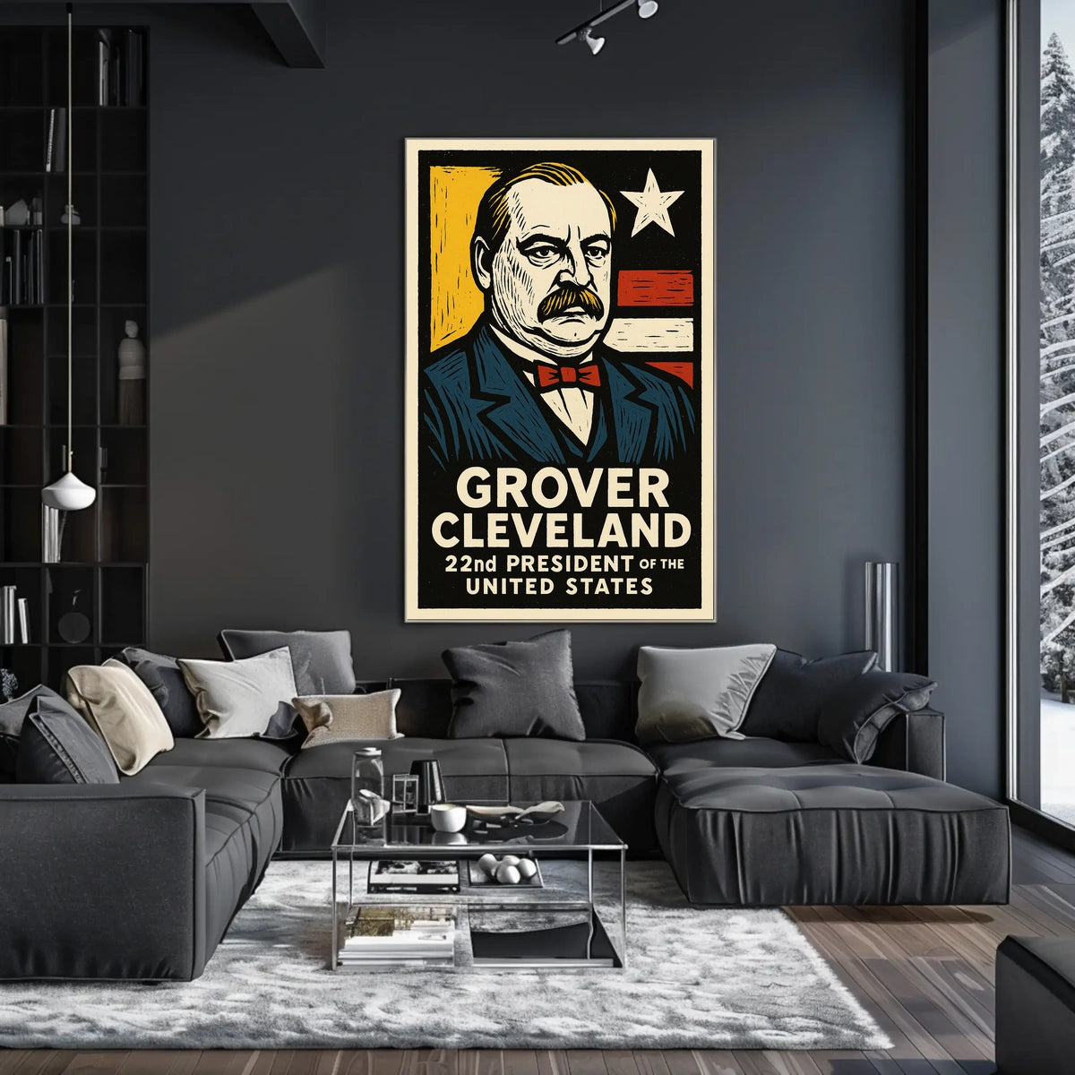 Grover Cleveland 22nd President Poster