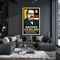 Grover Cleveland 22nd President Poster