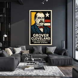 Grover Cleveland 22nd President Poster
