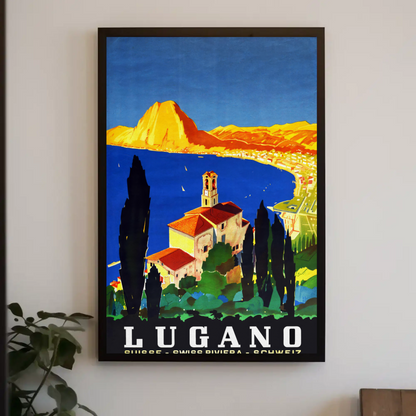 Lugano - Swiss Riviera Poster