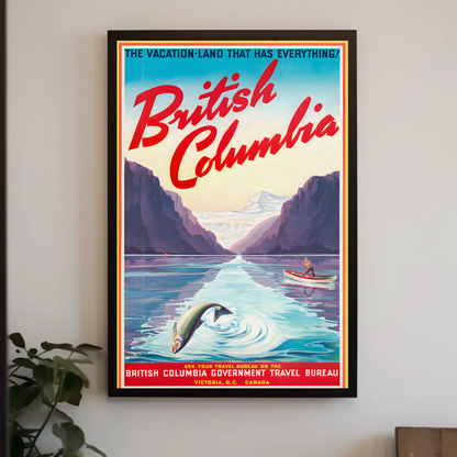 British Columbia The Vacation Land That Has Everything! (1947) Poster