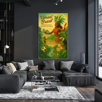 Vibrant Brazil Poster