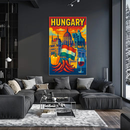 Vibrant Hungary Poster