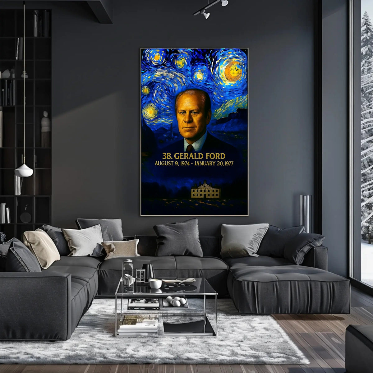 Gerald Ford 38th President of the United States Presidential Masterpiece Series Poster