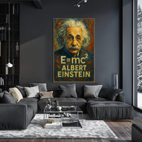 Albert Einstein Iconic Physicist Poster