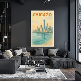 Chicago Skyline Poster
