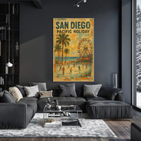 San Diego Pacific Holiday Poster