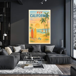 Fly California Poster