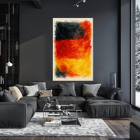 Abstract Expression Of National Colors Poster