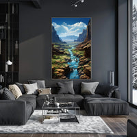 Majestic Canyon Landscape Poster