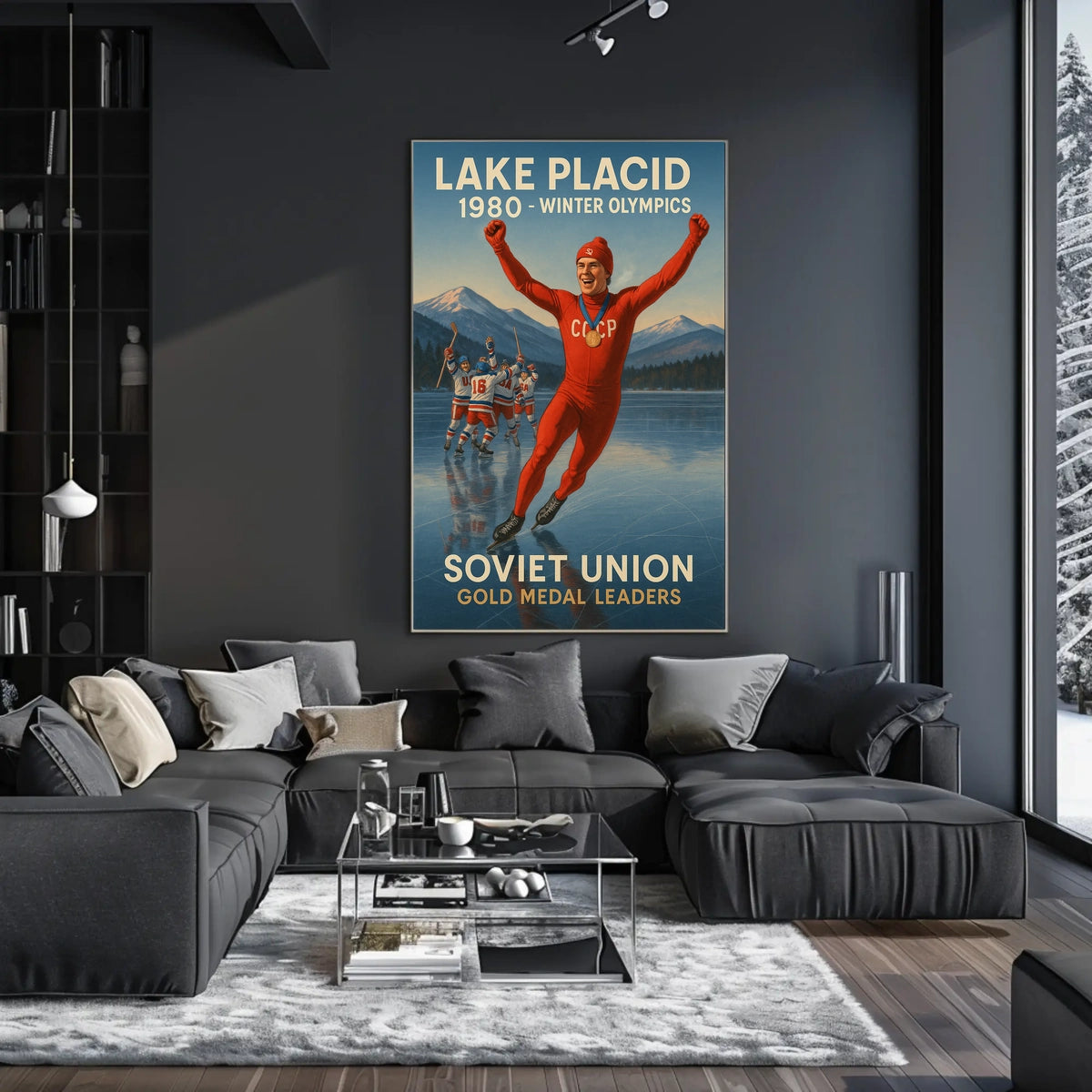 Lake Placid 1980 Winter Olympics Poster