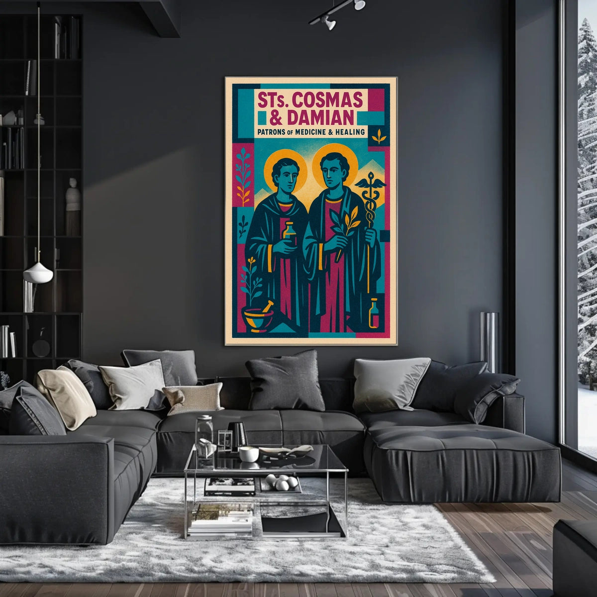 Saints Cosmas And Damian Patrons Of Poster