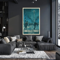 Emerald Frost Seattle Poster