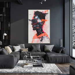 Futuristic Vision Art Print Poster for Modern Home Decor PosterGoat