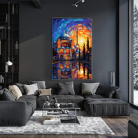 Hagia Sophia Mosaic Reflection Cultural or Heritage Poster