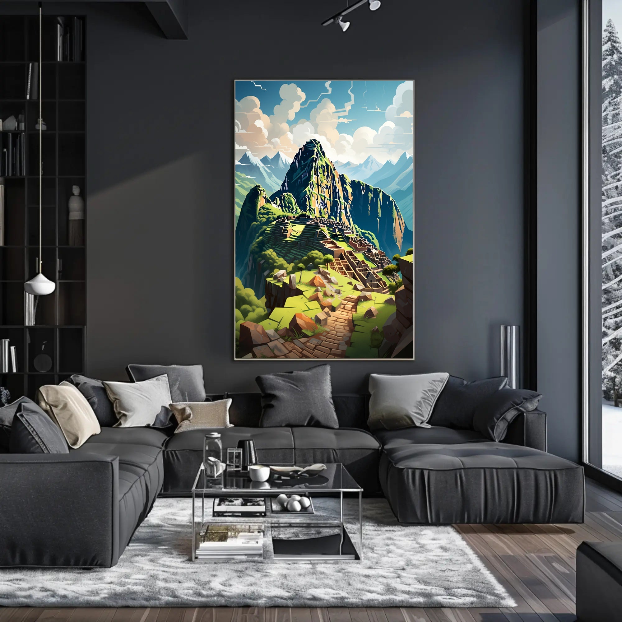 Majestic Mountainscape Poster