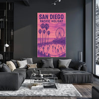 San Diego Pacific Holiday Poster