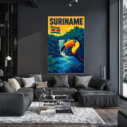 Suriname A Tropical Paradise Poster