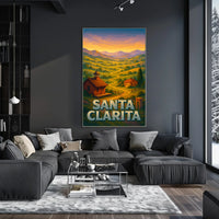 Santa Clarita Scenic Landscape Poster