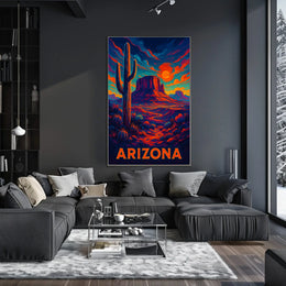 Arizona Desert Landscape Poster
