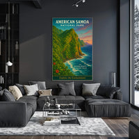 National Park of American Samoa Adventure Poster
