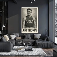 Jim Thorpe Athletic Icon Poster