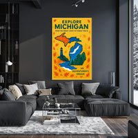 Explore Michigan Poster