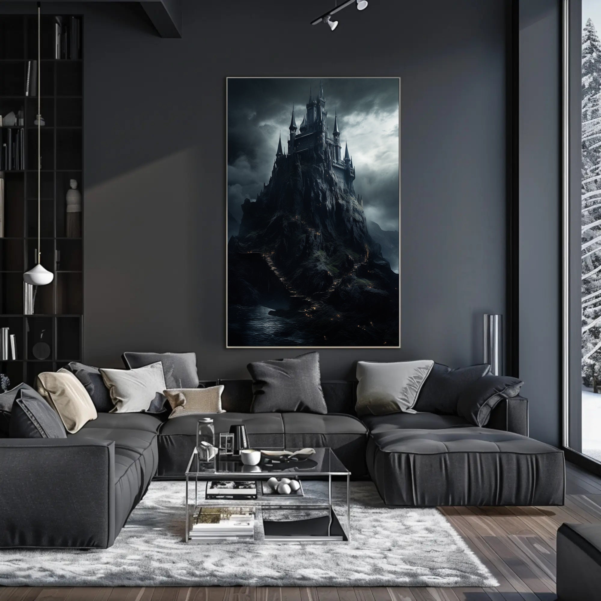 The Enchanted Castle On The Cliff Poster