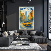 New York Cityscape Poster