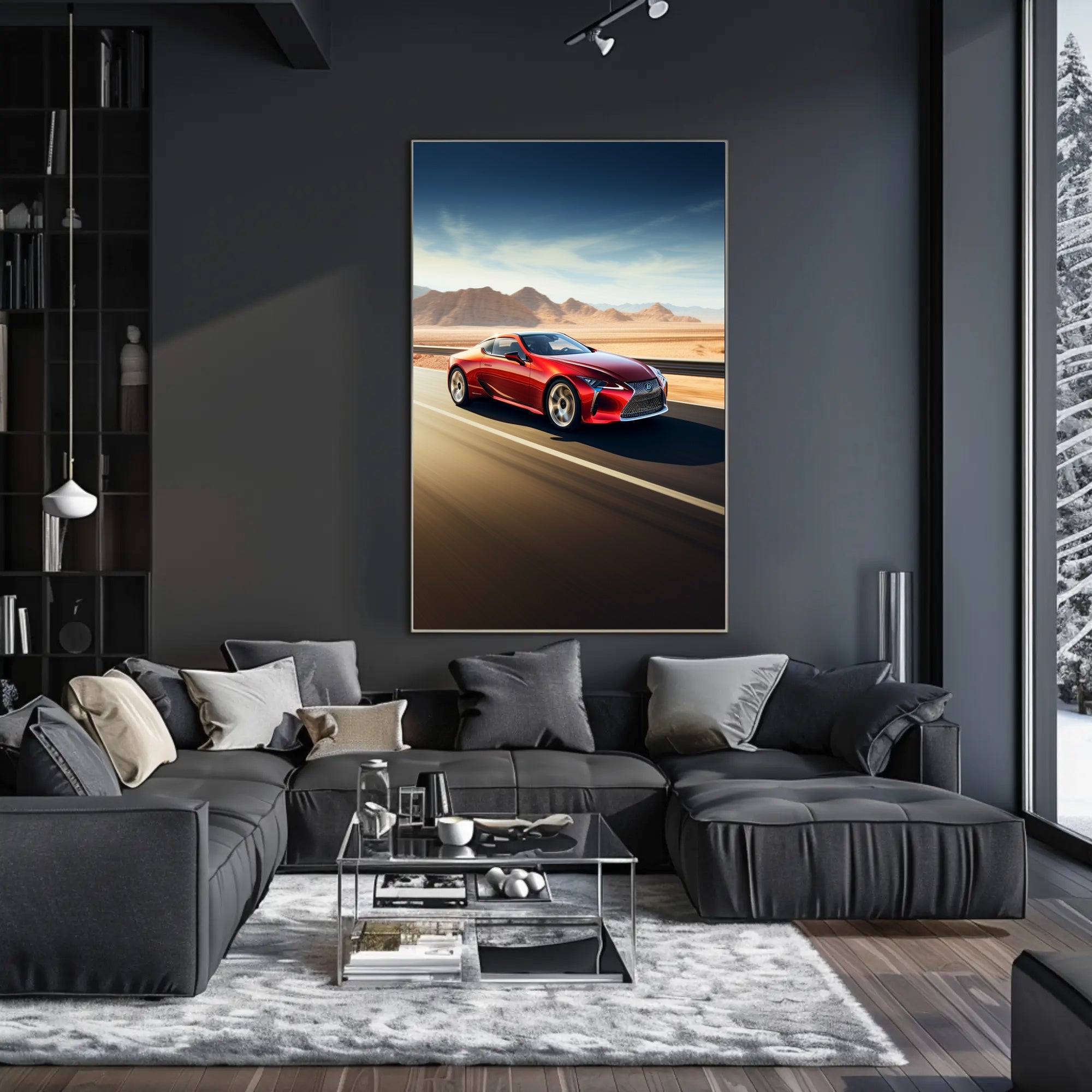 Sleek Elegance in Motion Poster PosterGoat