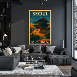 Seoul South Korea Poster