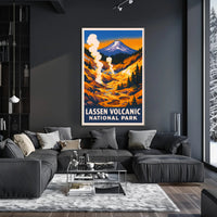 Lassen Volcanic National Park Poster PosterGoat