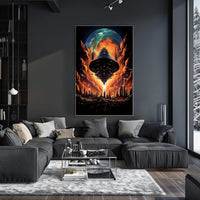 Cosmic Arrival Poster