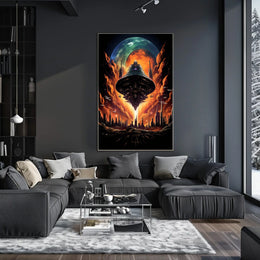 Cosmic Arrival Poster