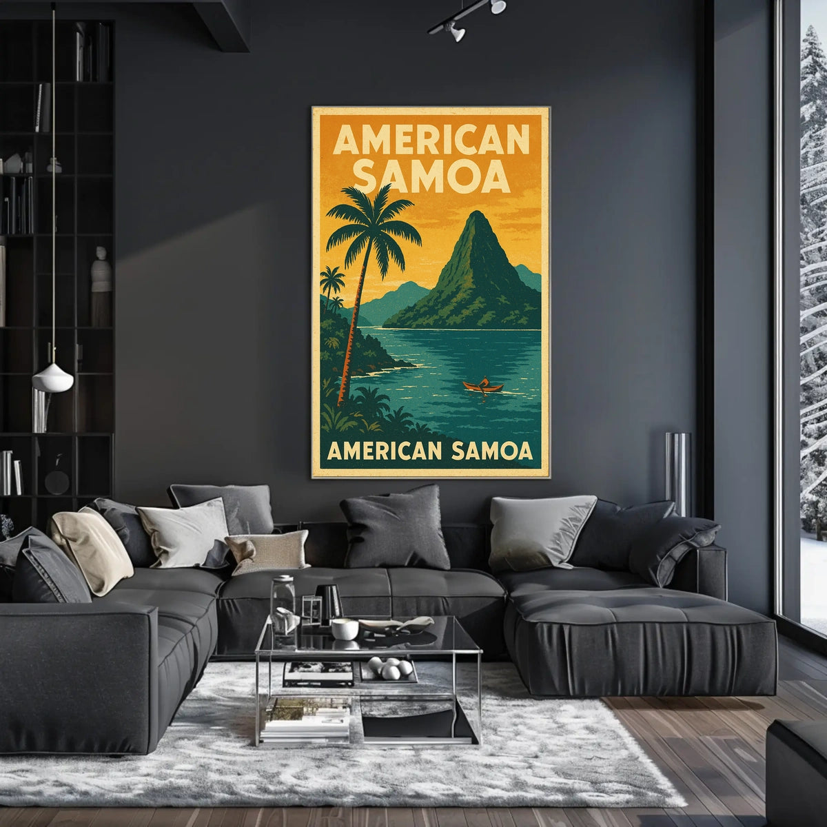 American Samoa Travel Poster