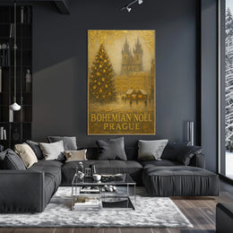 Bohemian Noël Prague Poster