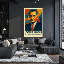 Lyndon B. Johnson 36Th President Poster