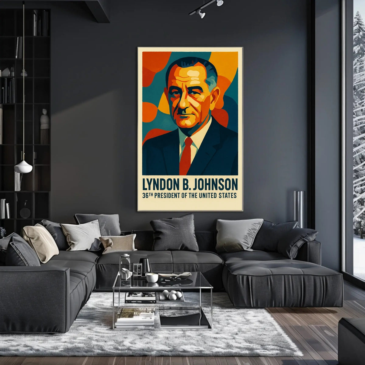Lyndon B. Johnson 36Th President Poster